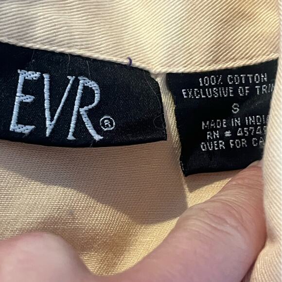 Vtg Yellow Star Celestial Studded Zip Front Relaxed Boho Bomber Jacket Womens S - Picture 7 of 7